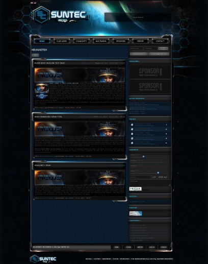 Suntec Projekt / Starcraft II Design